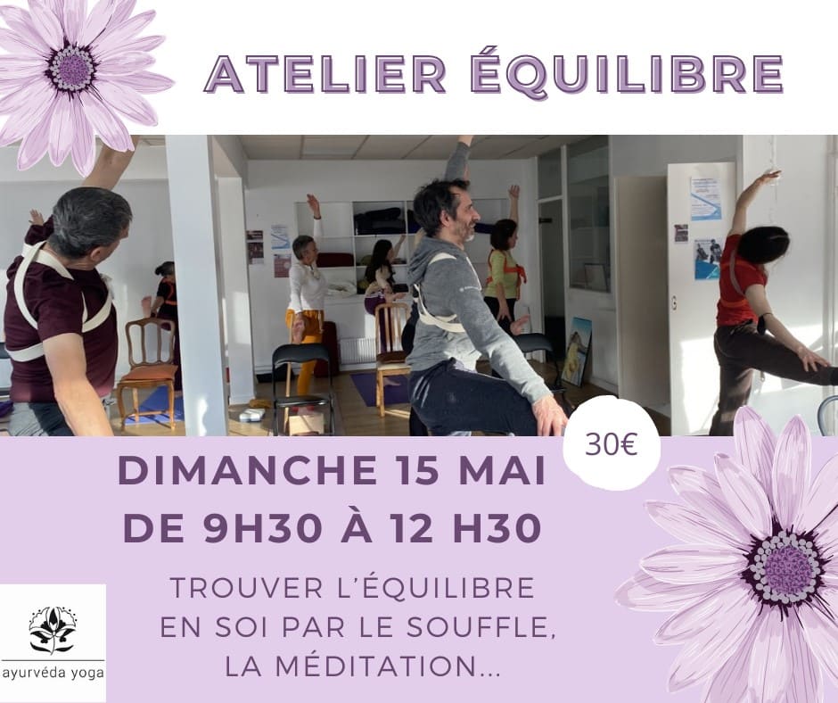 Atelier yoga équilibre Angers